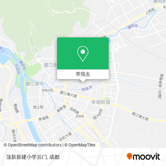 顶新新建小学后门地图