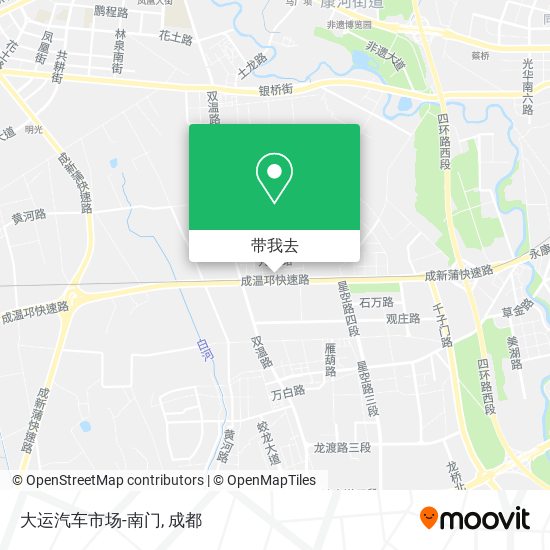 大运汽车市场-南门地图