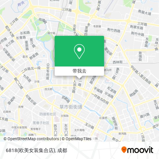 6818(欧美女装集合店)地图