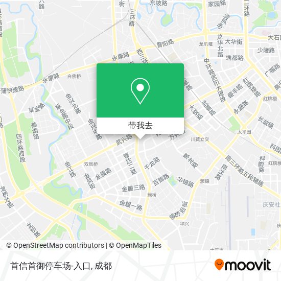 首信首御停车场-入口地图