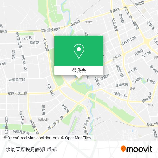 水韵天府映月静湖地图
