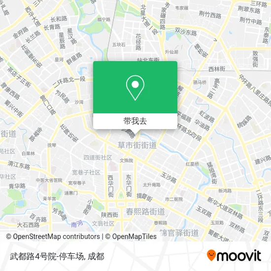 武都路4号院-停车场地图