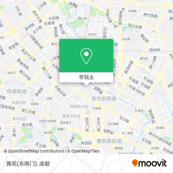 雅苑(东南门)地图