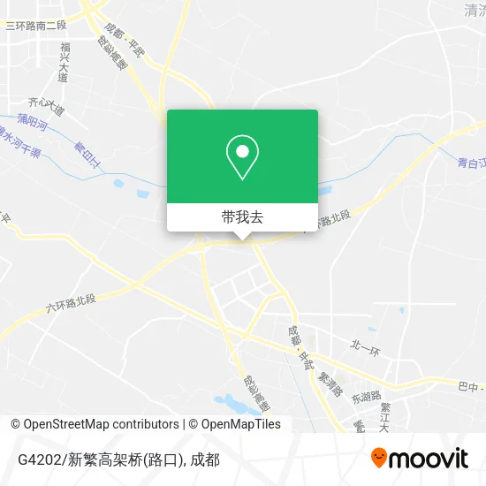 G4202/新繁高架桥(路口)地图