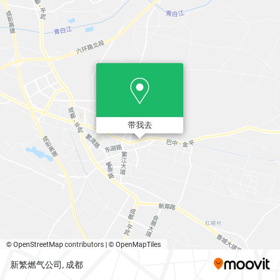 新繁燃气公司地图
