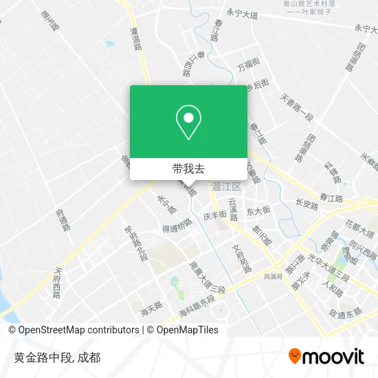 黄金路中段地图