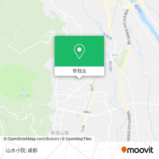 山水小院地图