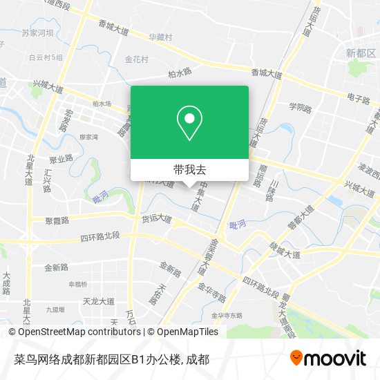 菜鸟网络成都新都园区B1办公楼地图