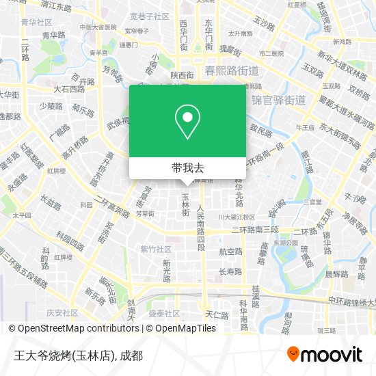 王大爷烧烤(玉林店)地图