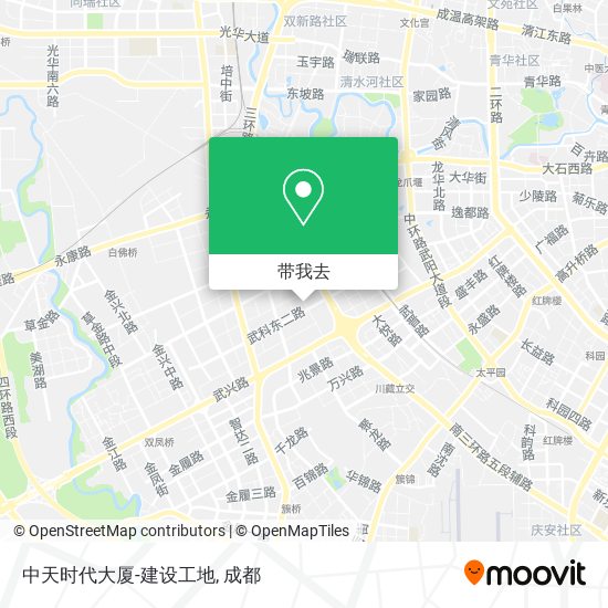 中天时代大厦-建设工地地图