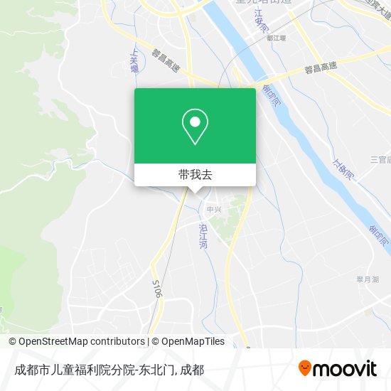成都市儿童福利院分院-东北门地图