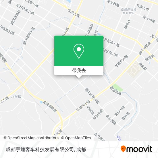 成都宇通客车科技发展有限公司地图