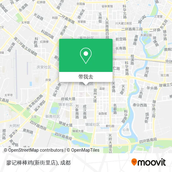 廖记棒棒鸡(新街里店)地图