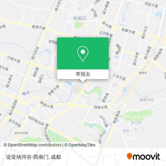 堤亚纳河谷-西南门地图