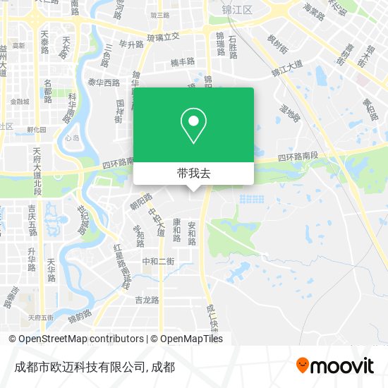 成都市欧迈科技有限公司地图