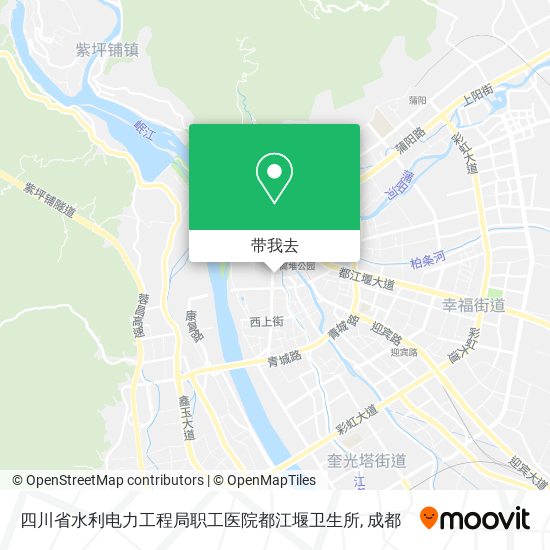 四川省水利电力工程局职工医院都江堰卫生所地图