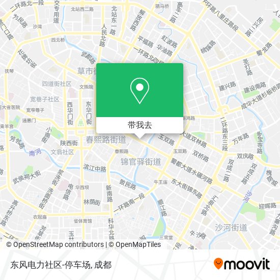 东风电力社区-停车场地图