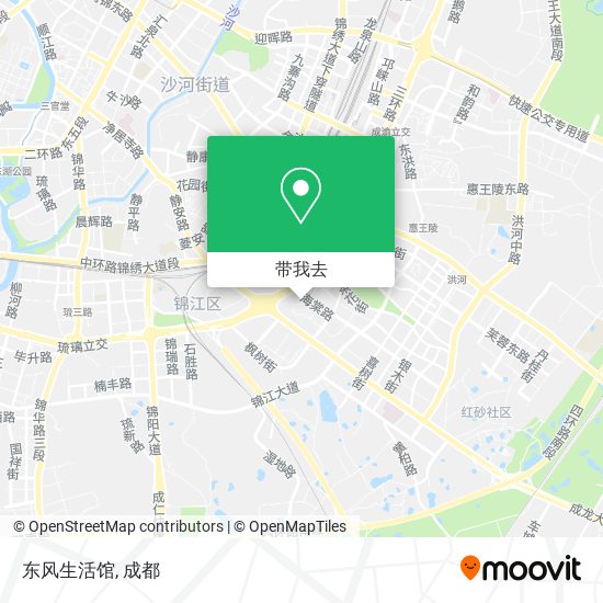 东风生活馆地图