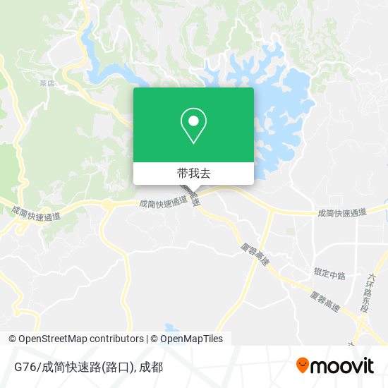 G76/成简快速路(路口)地图