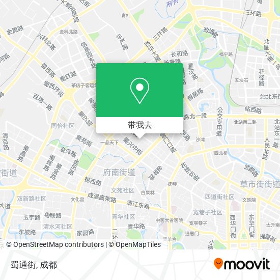 蜀通街地图