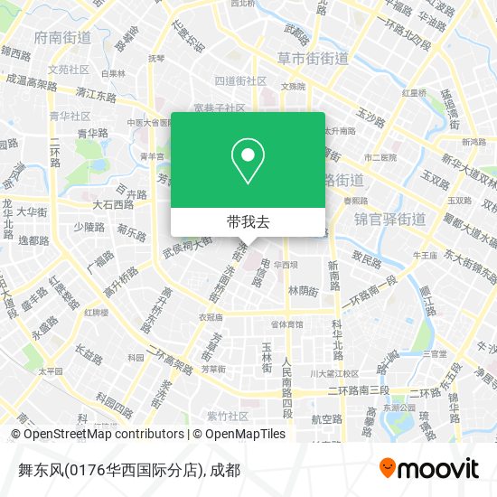 舞东风(0176华西国际分店)地图