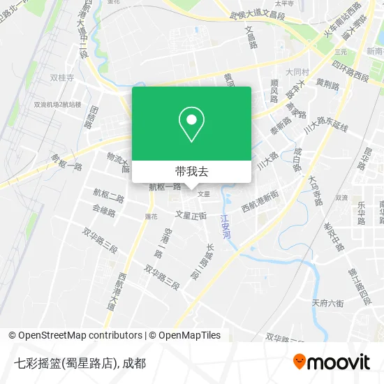 七彩摇篮(蜀星路店)地图