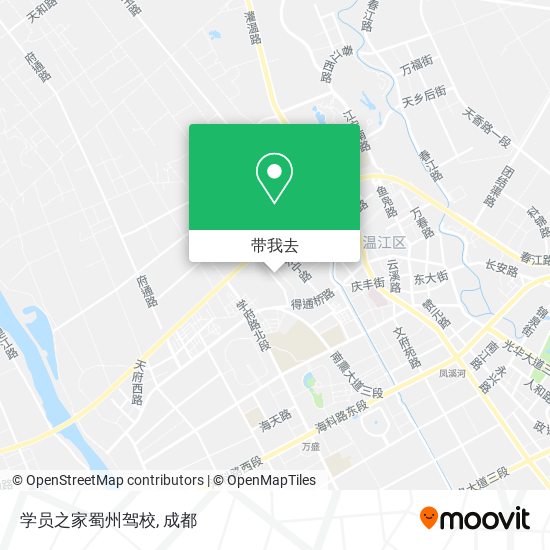 学员之家蜀州驾校地图