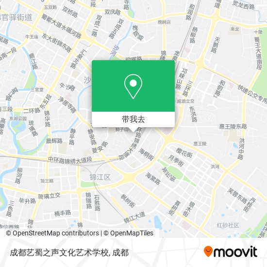 成都艺蜀之声文化艺术学校地图