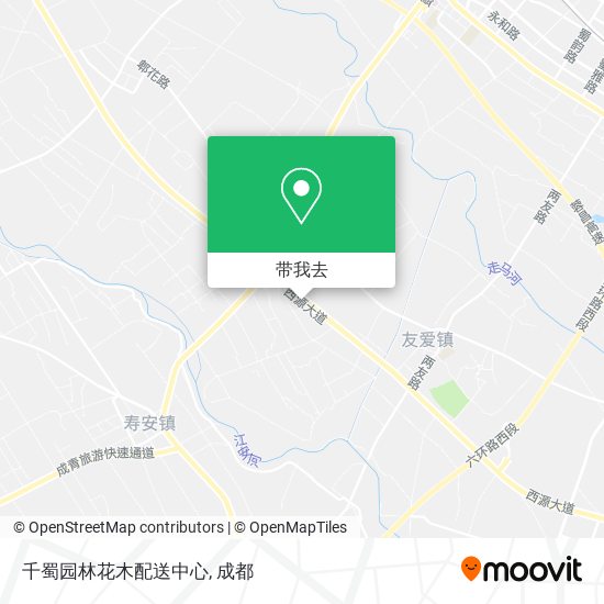 千蜀园林花木配送中心地图
