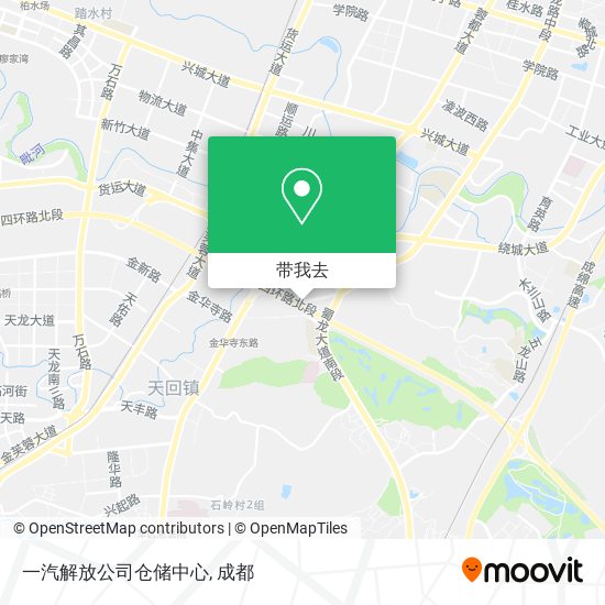 一汽解放公司仓储中心地图