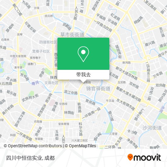四川中恒信实业地图