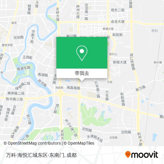 万科·海悦汇城东区-东南门地图