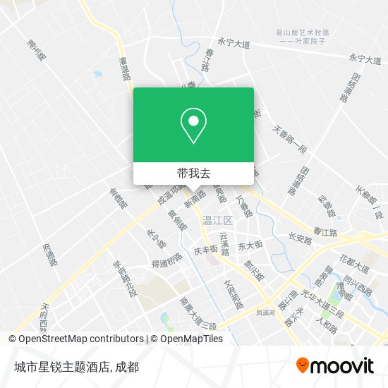 城市星锐主题酒店地图