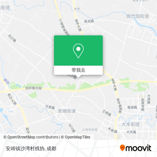 安靖镇沙湾村残协地图