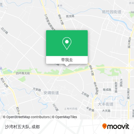 沙湾村五大队地图