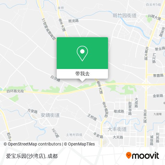 爱宝乐园(沙湾店)地图