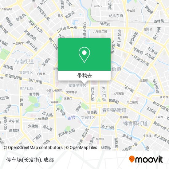 停车场(长发街)地图