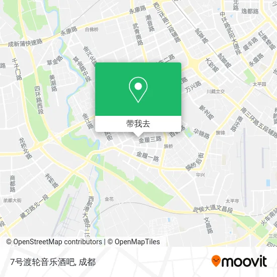 7号渡轮音乐酒吧地图