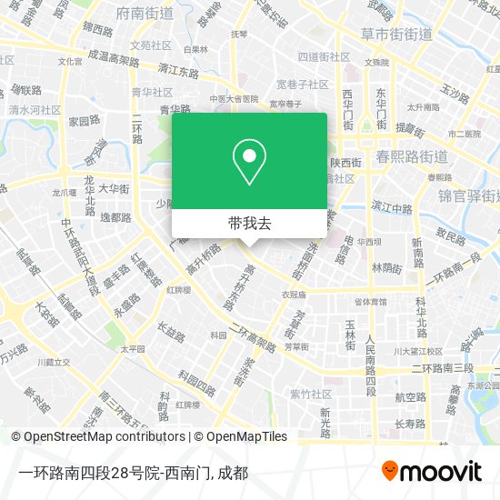 一环路南四段28号院-西南门地图