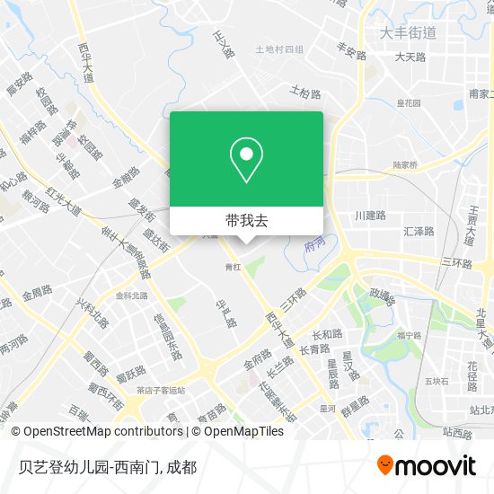 贝艺登幼儿园-西南门地图