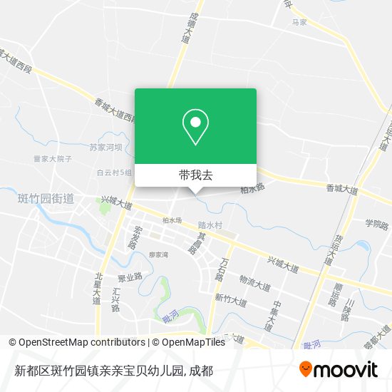 新都区斑竹园镇亲亲宝贝幼儿园地图