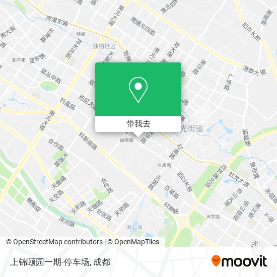 上锦颐园一期-停车场地图