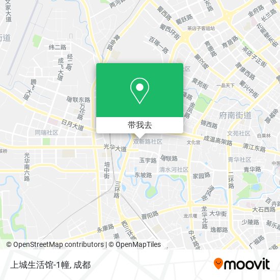 上城生活馆-1幢地图