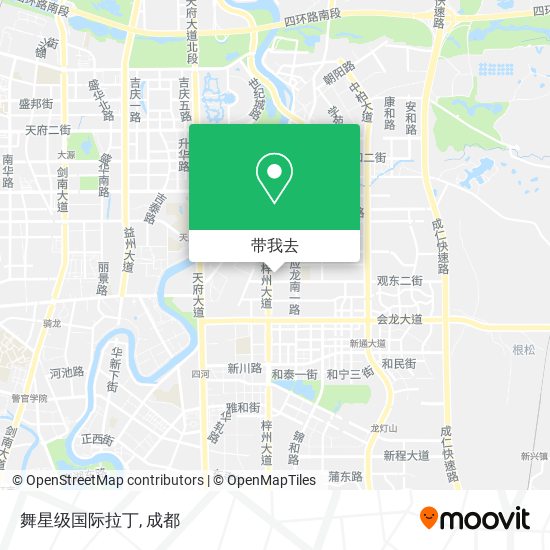 舞星级国际拉丁地图