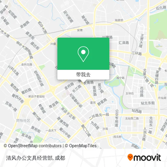 清风办公文具经营部地图