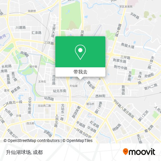 升仙湖球场地图