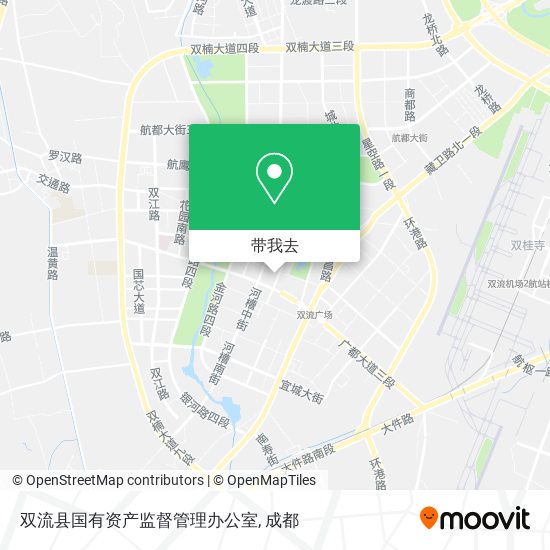 双流县国有资产监督管理办公室地图