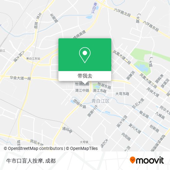 牛市口盲人按摩地图