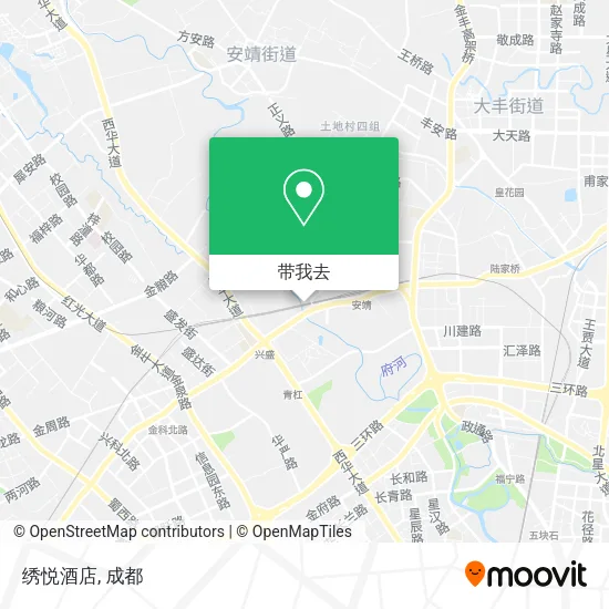 绣悦酒店地图