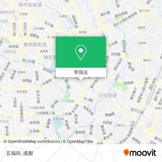 五福街地图